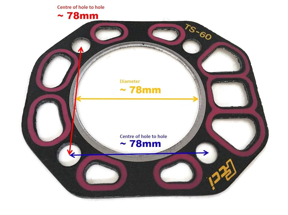 Amazon.co.jp: シリンダーオーバーホールヘッドガスケットセット